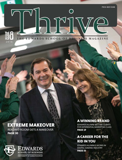 Edwards School of Business 2016 Thrive Magazine