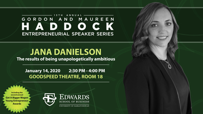 Jana Danielson - 2022 - Haddock Entrepreneurial Speaker Series