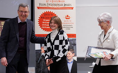 Young entrepreneurs recognized at 16th annual Haddock Entrepreneurial Speaker Series