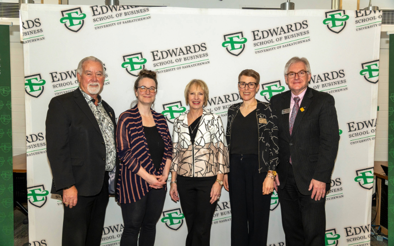 The Marcoux Leadership Program, created through a generous gift from Russel Marcoux (BA’73) and Bonnie Marcoux, will embed leadership principles into a curriculum and offer an exclusive leadership coaching program for upper‑year students across campus. (Photo: Colten Swales-Sorenson)